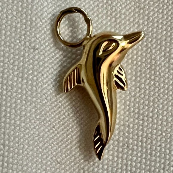 Jewelry Vintage 14k Gold Dolphin Bracelet Charm Poshmark